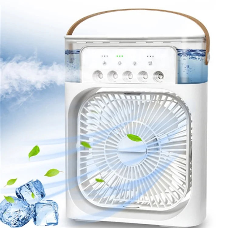 TASX 5-Hole Desktop Humidifier with Mist Diffuser, Cooling Fan, and 7-Color Night Light