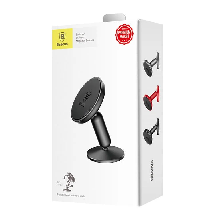 BASEUS 360-degree Rotary Phone Holder Strong Magnetic Dashboard Car Mount