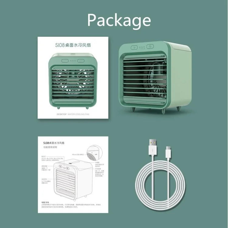 TASX Desktop Cooling Fan with Spray Function and USB Power