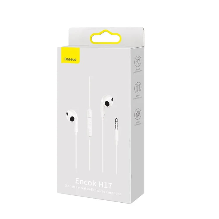 BASEUS Encok H17 3.5mm Wired Earphones with Mic & Button Control