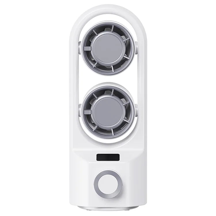 TASX F84 Desktop Fan with 100-Gear Adjustable Dual Turbo Heads