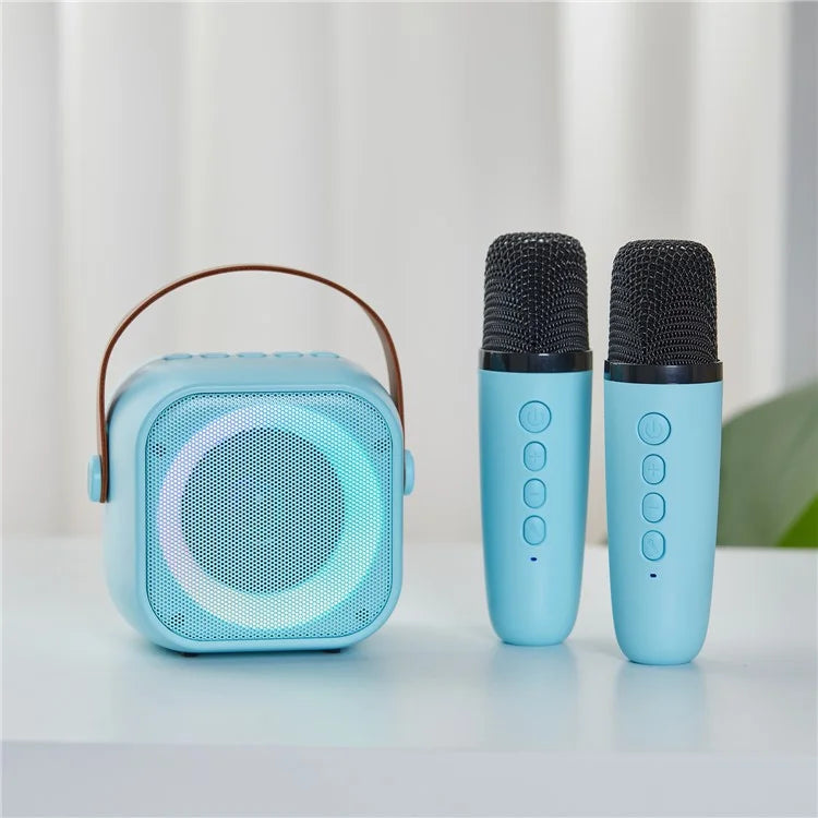 TASX K29 Bluetooth Speaker Portable Home Karaoke Machine with 2 Wireless Microphones