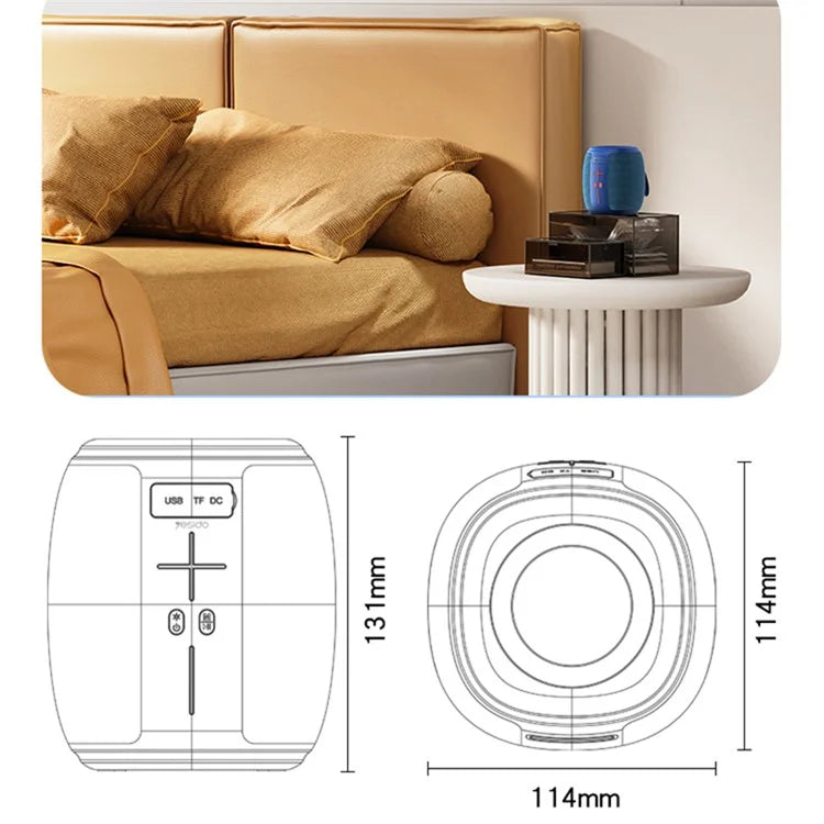 YESIDO YSW14 Portable Wireless Bluetooth Speaker with RGB Light