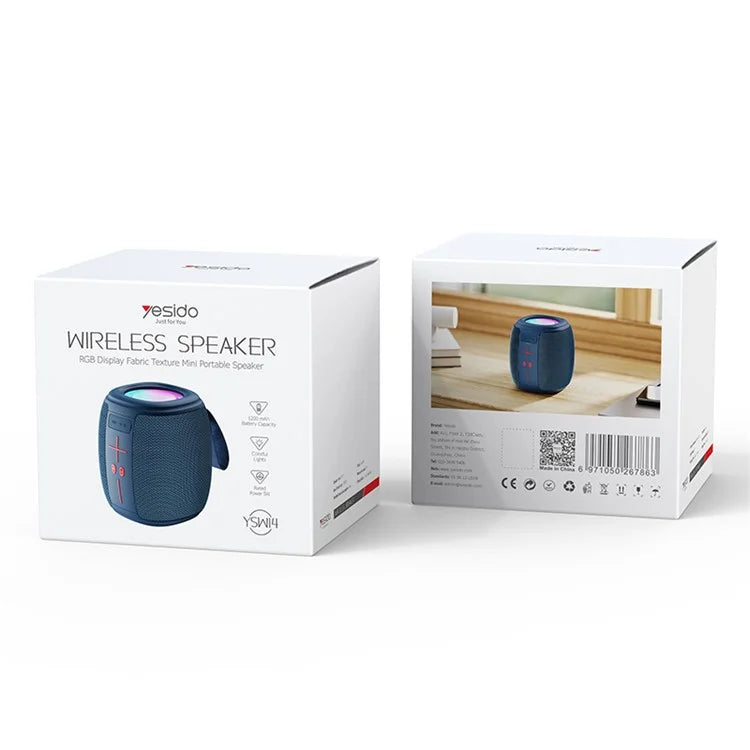 YESIDO YSW14 Portable Wireless Bluetooth Speaker with RGB Light