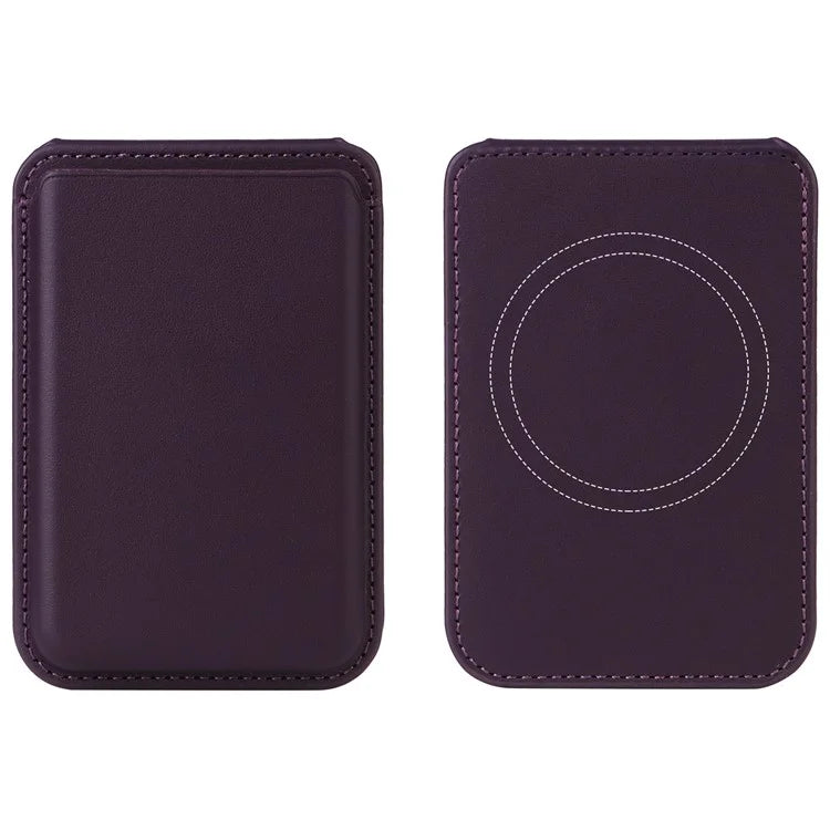 TASX G057 MagSafe Card Holder – PU Leather Back Attachment with Kickstand