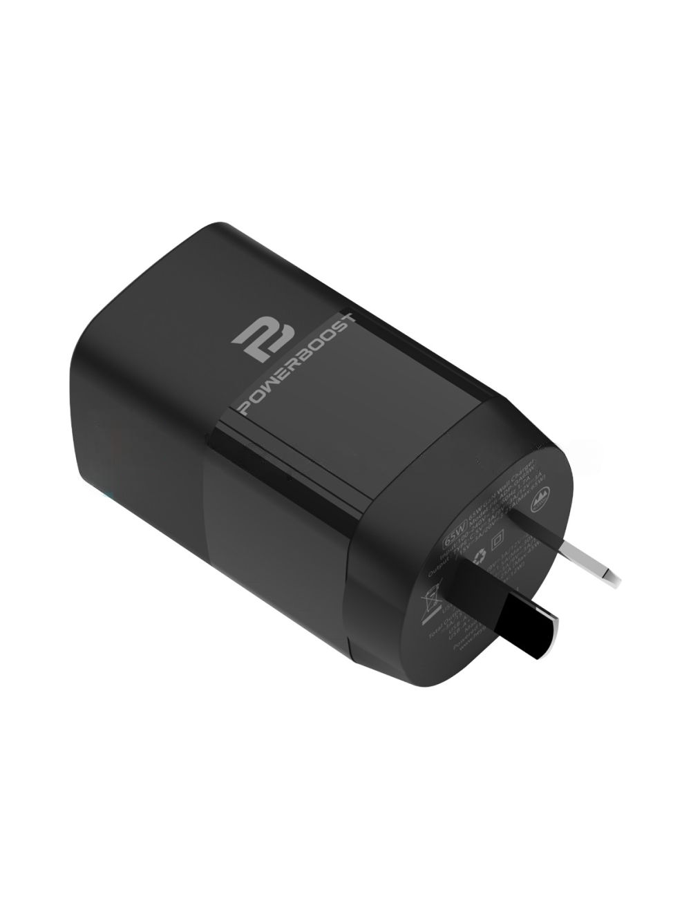 Power Boost USB-C & USB-A Fast Charging Power Adapter 65W