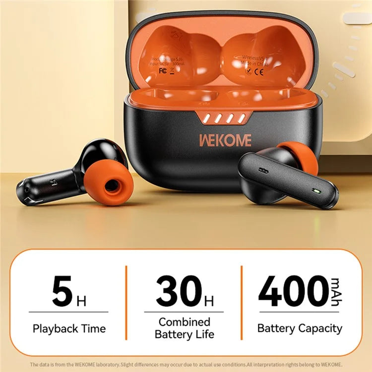 WEKOME Beluga S16 Bluetooth Earbuds ANC ENC Noise Cancelling Wireless Headphones