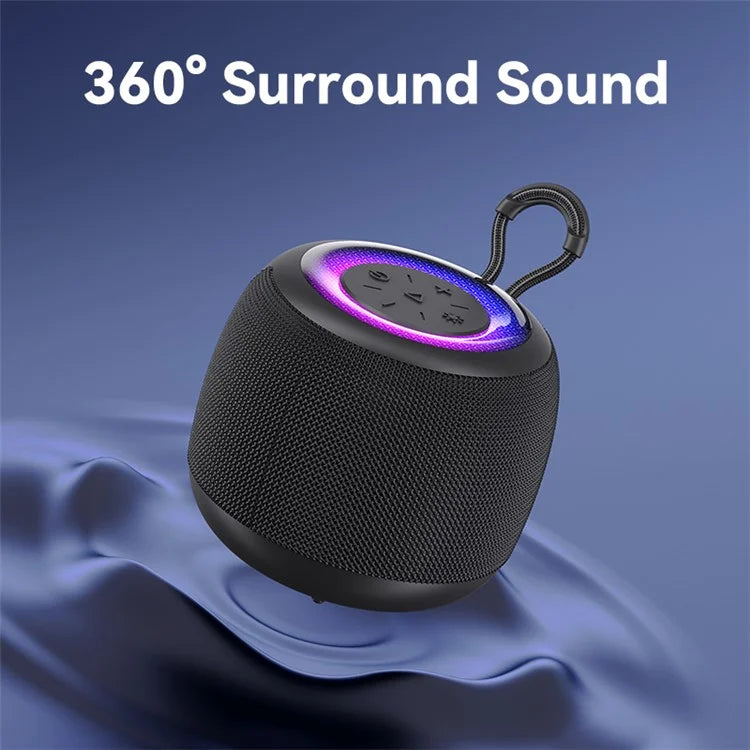 TASX YX014 Mini TWS Bluetooth Speaker with Subwoofer & LED Lights