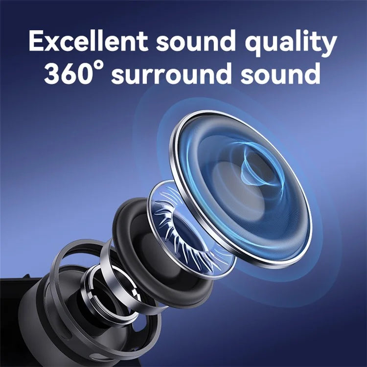 TASX YX014 Mini TWS Bluetooth Speaker with Subwoofer & LED Lights