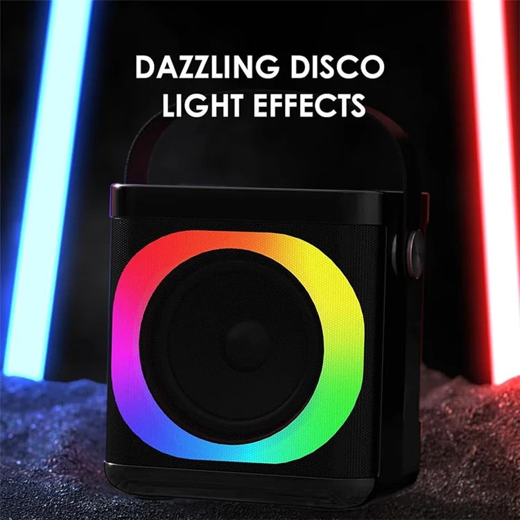TASX YS307 Home RGB Light Karaoke Bluetooth Speaker with Microphones