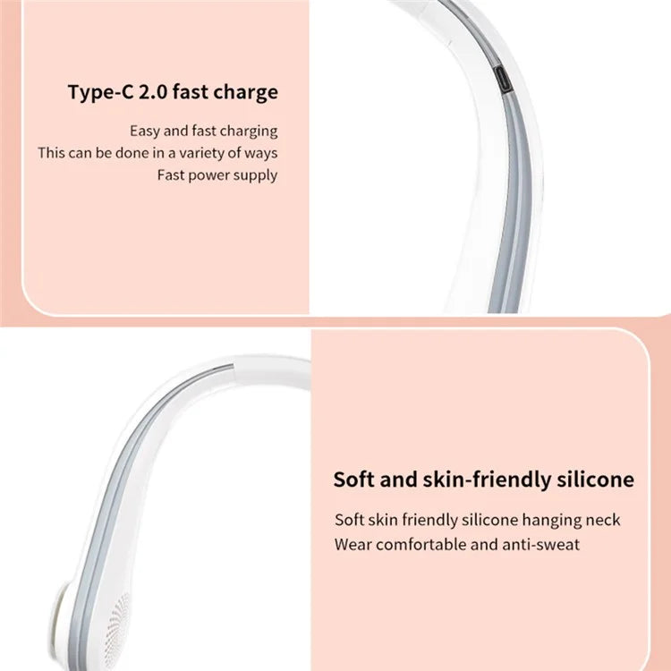 TASX GT211 Bladeless Hanging Neck Fan with 3 Adjustable Speeds