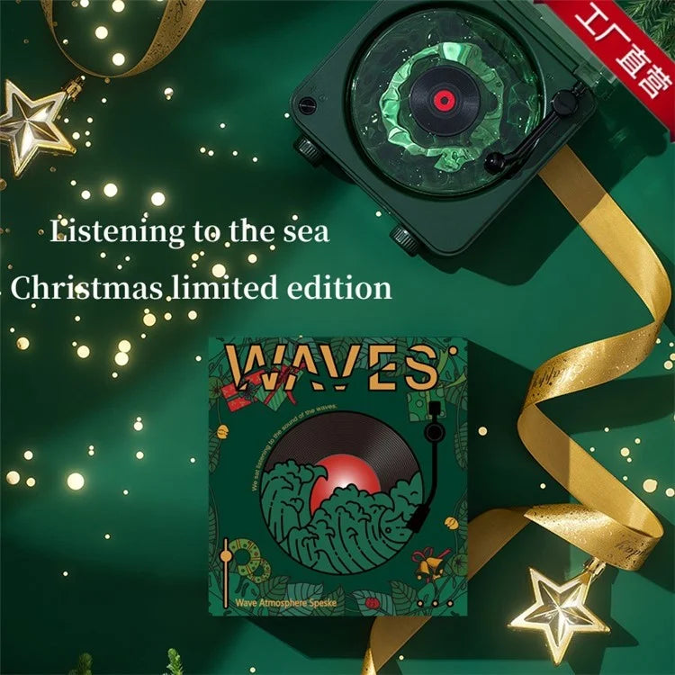 Retro Wave Bluetooth Speaker White Noise Music Player Ambient Lights