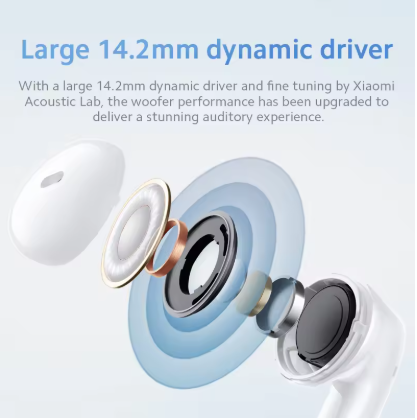 XIAOMI Redmi Buds 6 Active Bluetooth Earphones Semi-In-Ear Deep Bass