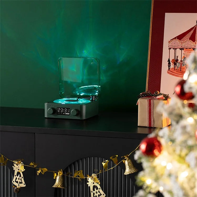 Retro Wave Bluetooth Speaker White Noise Music Player Ambient Lights