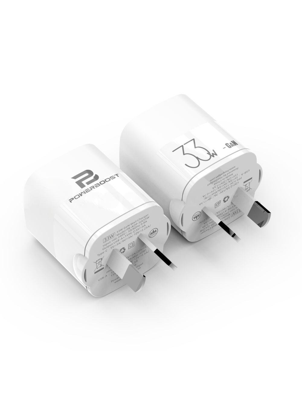 Power Boost USB-C & USB-A Fast Charging Power Adapter 33W