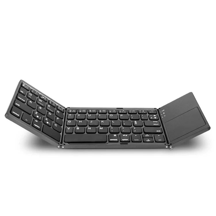 TASX Mini Folding Wireless Bluetooth Keyboard – Compact with Touchpad