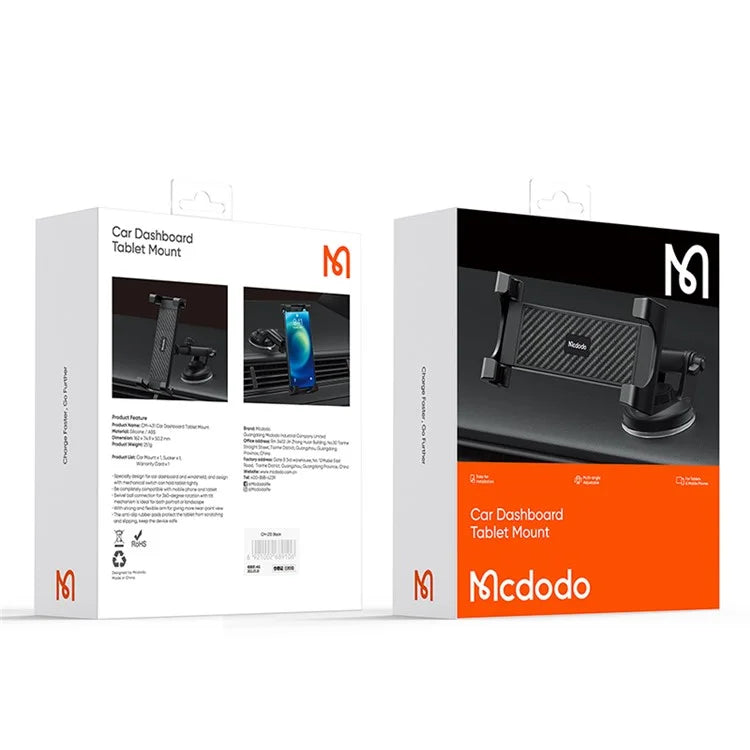 MCDODO CM-4310 MDD Car Dashboard Suction Cup Phone & Tablet Holder