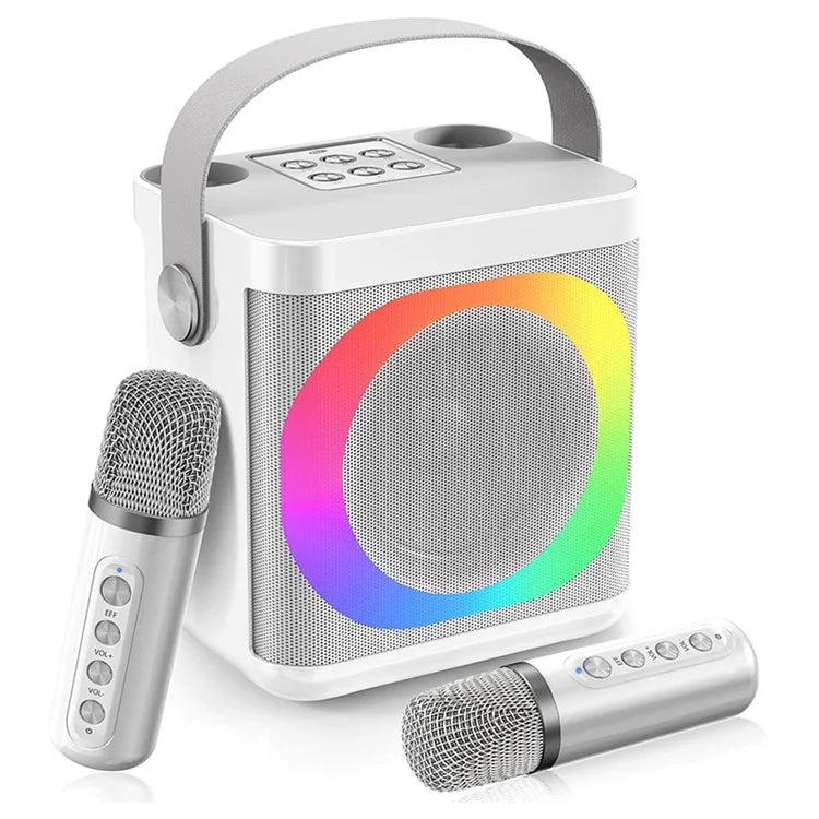 TASX YS307 Home RGB Light Karaoke Bluetooth Speaker with Microphones