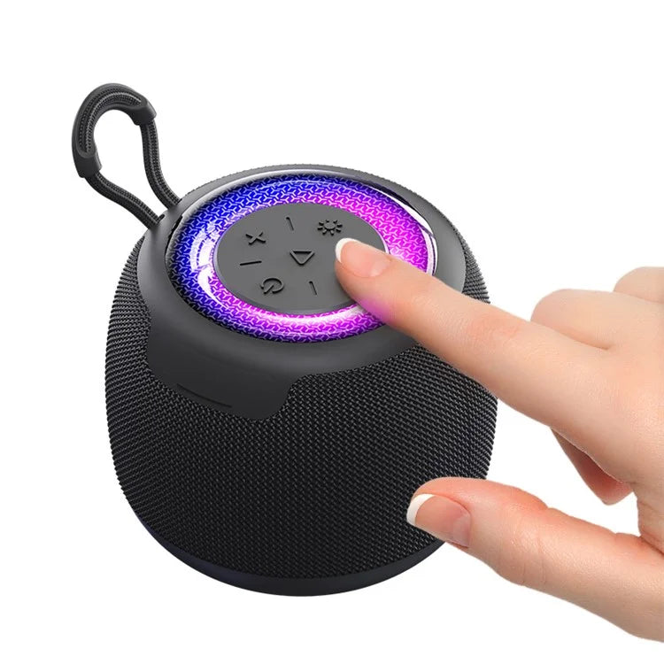 TASX YX014 Mini TWS Bluetooth Speaker with Subwoofer & LED Lights