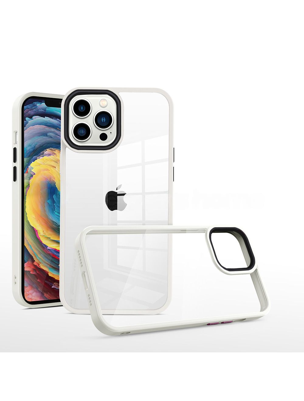 ArmourMax IPhone 15 Plus Metal Accessories Soft Grip Shockproof Case