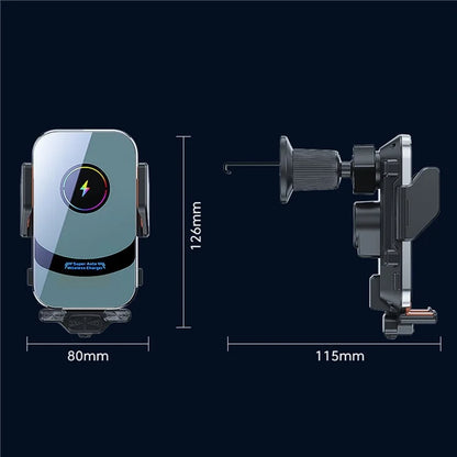 TASX X16 Smart Sensor Air Vent Phone Holder Automatic Wireless Charger