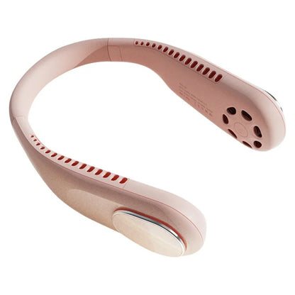 TASX F60 Portable Bladeless Neck Fan USB Mini Cooling Fan