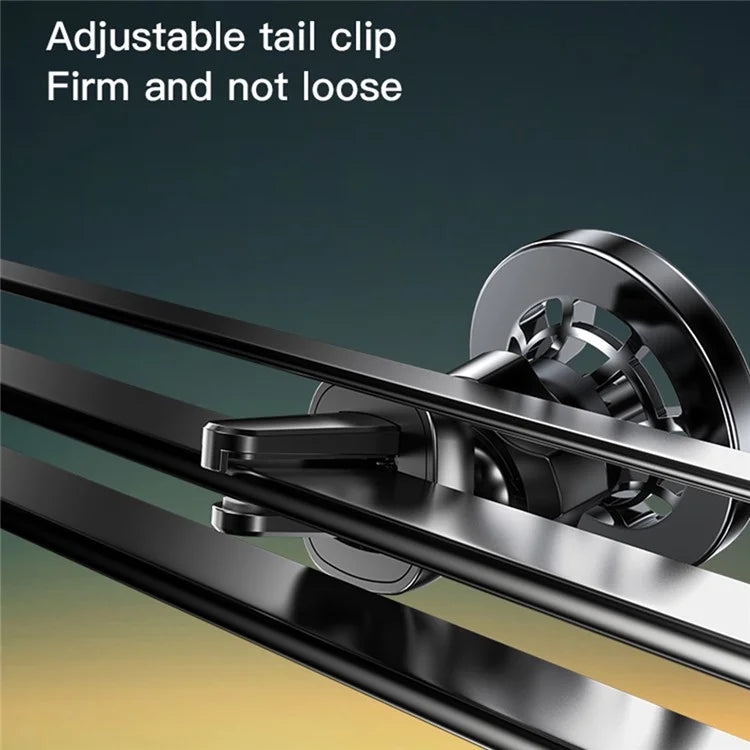 YESIDO C158 Ring-Shaped MagSafe Car Mount – Suction Cup Holder with Air Outlet Clip