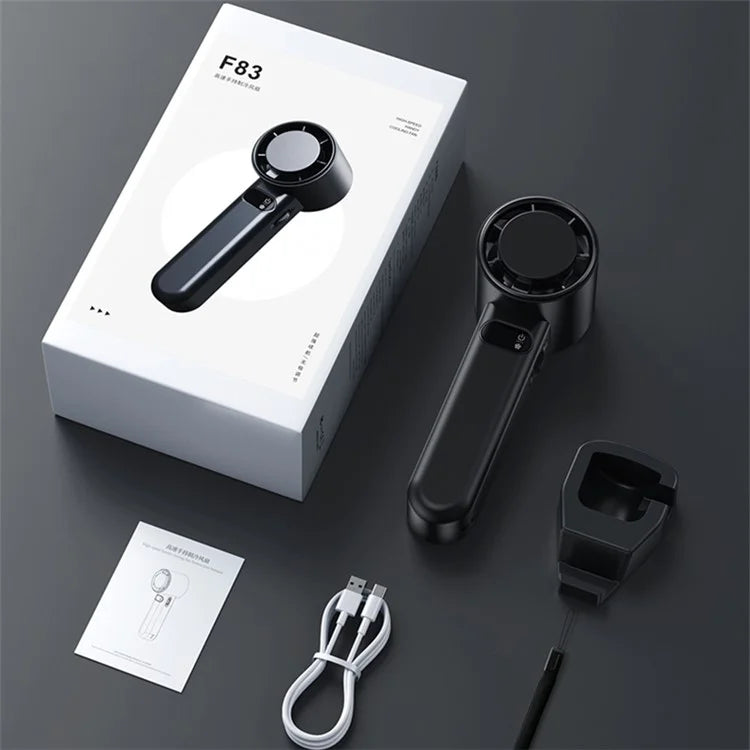 TASX F83 High-Speed Turbo Handheld and Desktop Fan