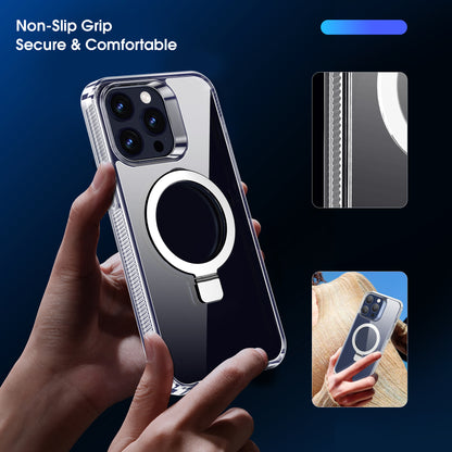 Case It IPhone 16 Pro Max MagFold Series Magnetic Kickstand Case (Transparent)