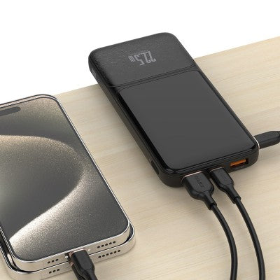 iQuick POWER SQUARE 0 Power Bank – 10000mAh, 22.5W with Digital Display
