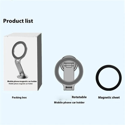 TASX MG07 Car Adhesive Mount – MagSafe Phone Holder, Foldable Bracket