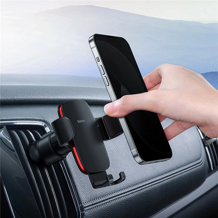 BASEUS Metal Age II Gravity Car Phone Holder – Air Outlet Mount