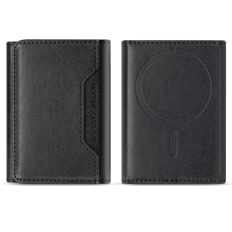 MOCOME RFID Blocking Phone Card Holder – MagSafe PU Leather Wallet
