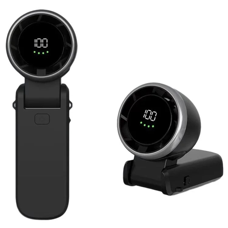 TASX A9 Foldable USB Rechargeable Mini Fan with 100-Speed Adjustment