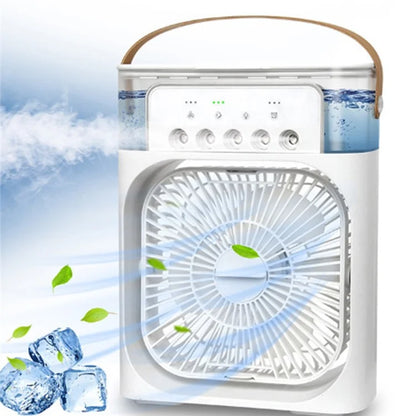 TASX 5-Hole Desktop Humidifier with Mist Diffuser, Cooling Fan, and 7-Color Night Light