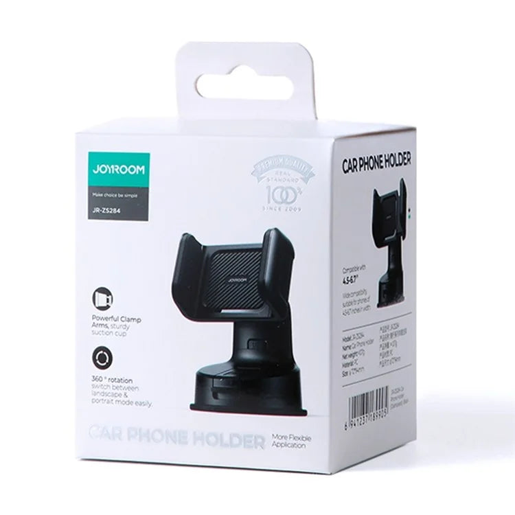 JOYROOM JR-ZS284 Universal Car Phone Holder – 360° Rotation Dashboard & Windscreen Mount