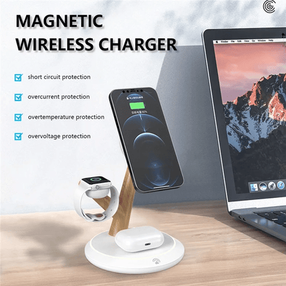 TASX TH02 Tree Branch Design 3-in-1 15W Magnetic Wireless Charger
