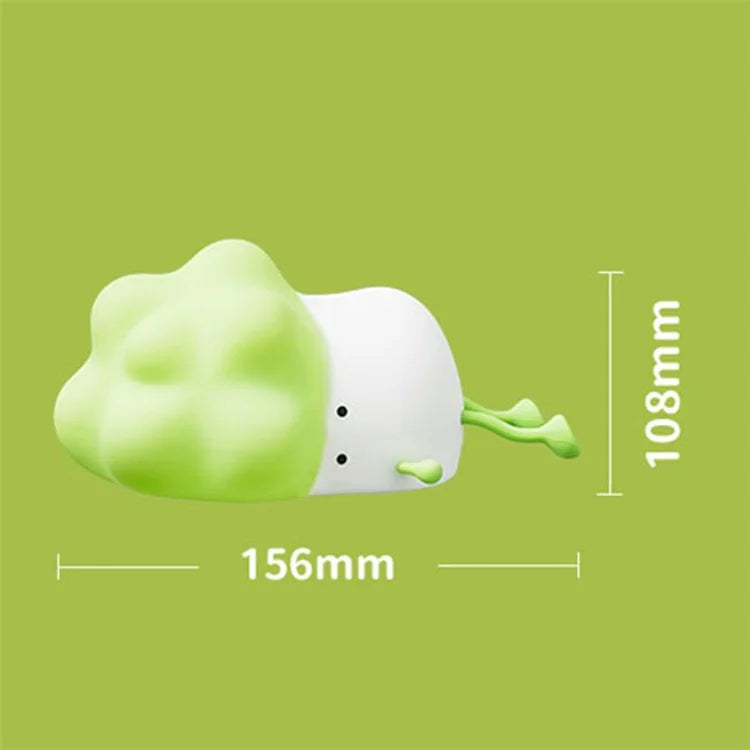 TASX K1110 Cute Cabbage Night Light with Phone Holder & Timer
