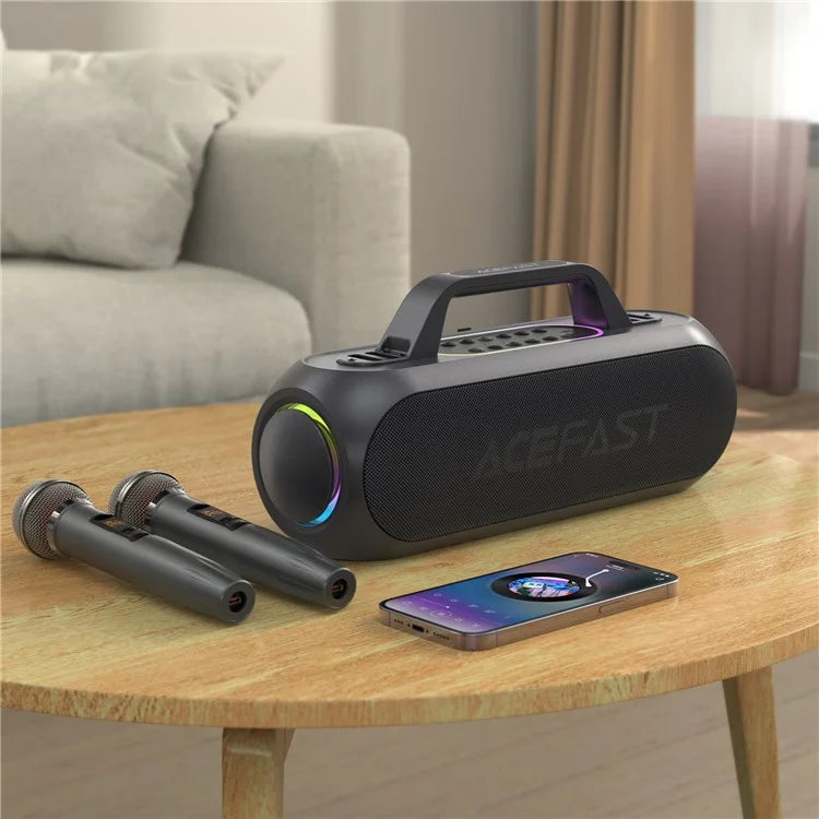ACEFAST K1 Wireless Portable Karaoke Machine with Microphones