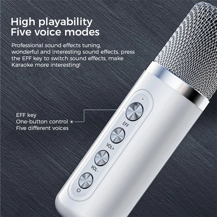 TASX YS-203 Portable Bluetooth Soundbox Speaker with Wireless Microphone