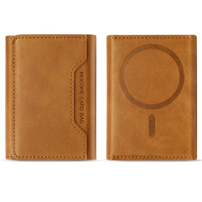 MOCOME RFID Blocking Phone Card Holder – MagSafe PU Leather Wallet
