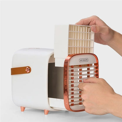 TASX YX-Y3 Portable Mini Desktop Air Cooler and Humidifier with 2000mAh Battery