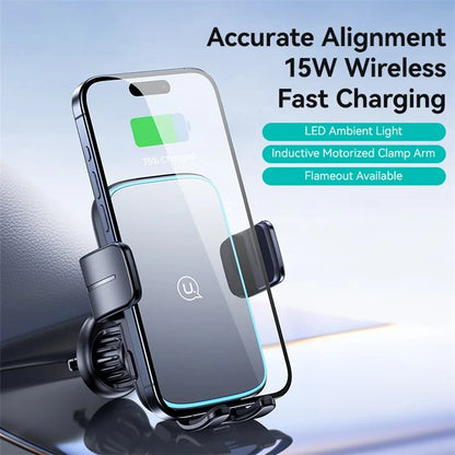 TASX CD230 Wireless Car Charger Phone Mount Air Vent Cell Phone Holder