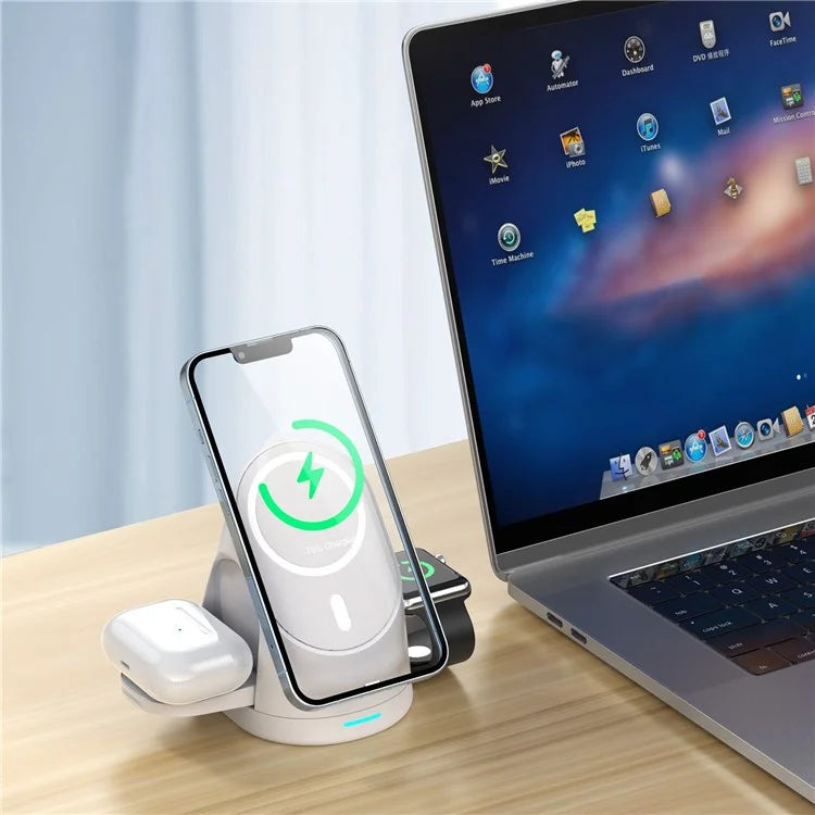 TASX LFX-179 3 in 1 Folding Fast Charging  MagSafe Charging Station