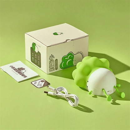 TASX K1110 Cute Cabbage Night Light with Phone Holder & Timer