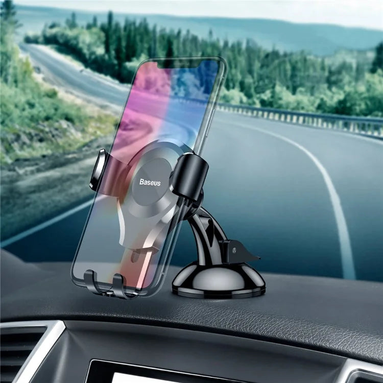BASEUS Universal Gravity Car Phone Mount – Dashboard Stand Holder