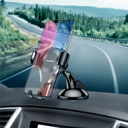 BASEUS Universal Gravity Car Phone Mount – Dashboard Stand Holder