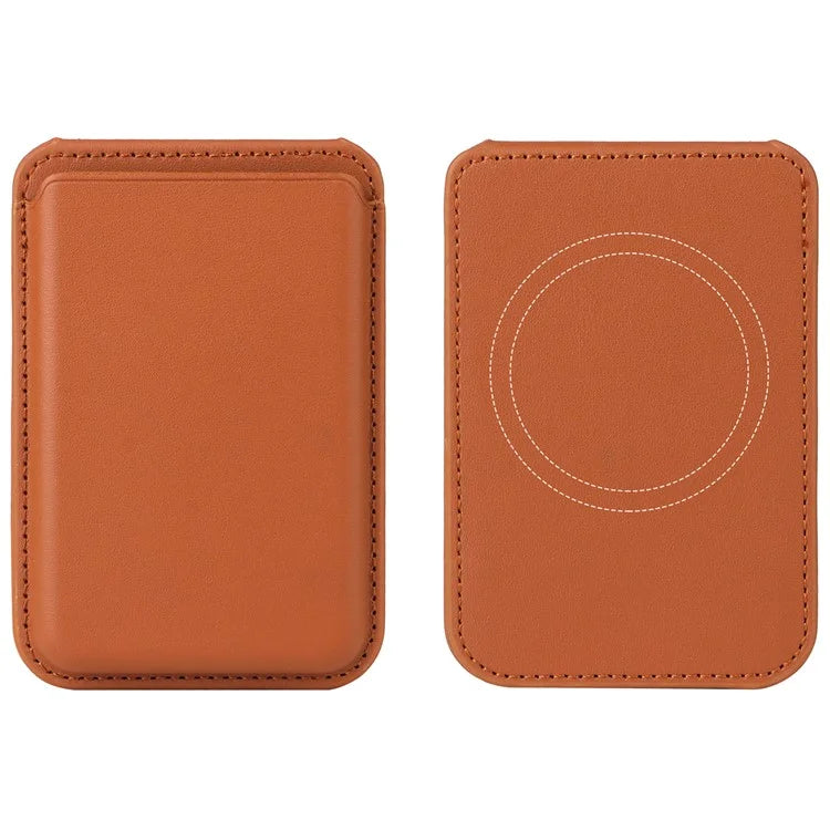 TASX G057 MagSafe Card Holder – PU Leather Back Attachment with Kickstand