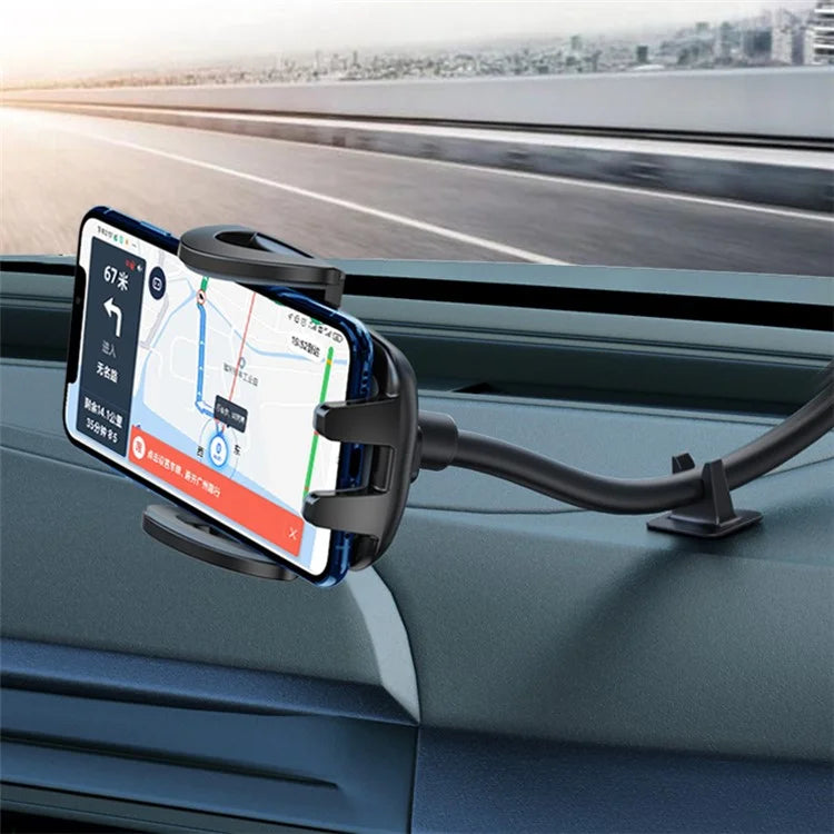 TASX C108 40cm Bendable Arm Car Phone Mount – Windshield Sucker Holder