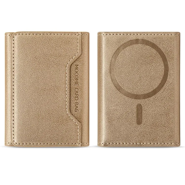 MOCOME RFID Blocking Phone Card Holder – MagSafe PU Leather Wallet